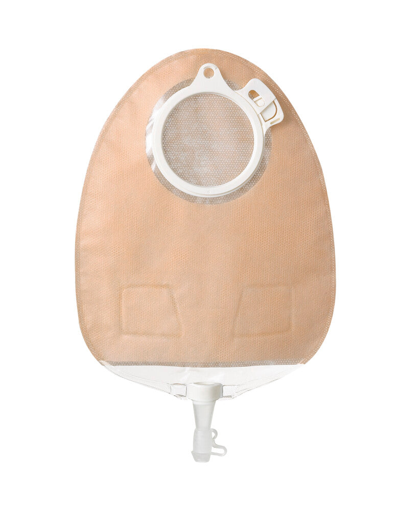 Assura®, Système 2 pièces, Sac d'urostomie, Multichambre, Maxi (25cm), Opaque, (40mm) Vert