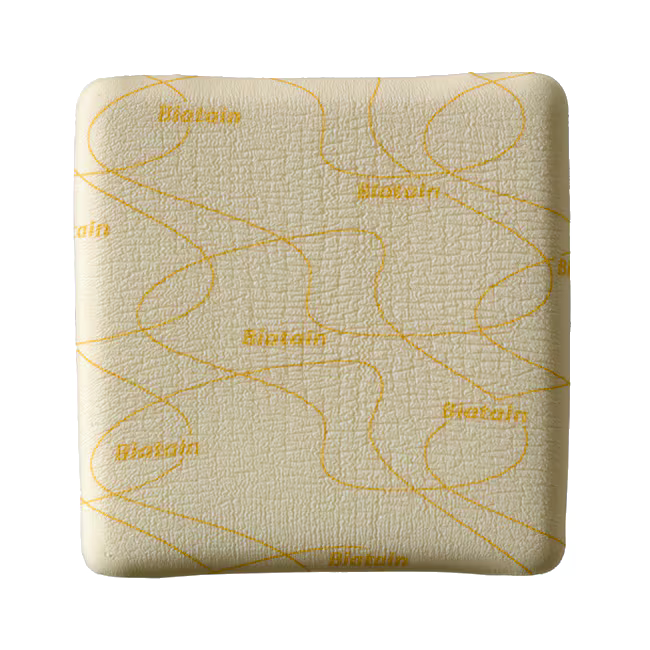 BX/10 BIATAIN NON-ADHÉSIVE MOUSSE PANSEMENT 2"X2.8" COLOPLAST #6105