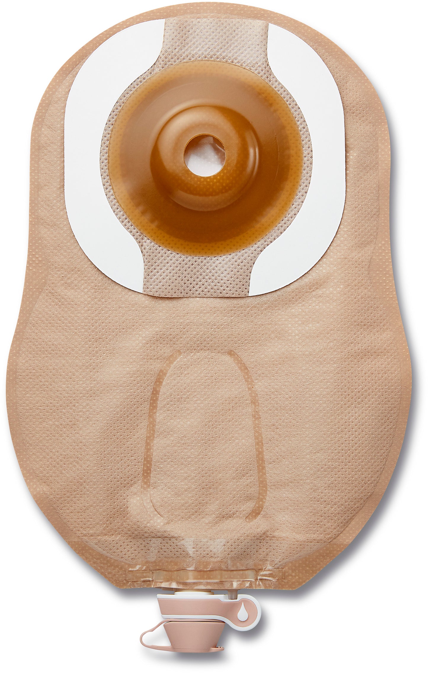 Sac une pièce urostomie beige avec fenêtre d'observation en Flextend convexe à découpé jusqu'à 51mm Hollister #8439111