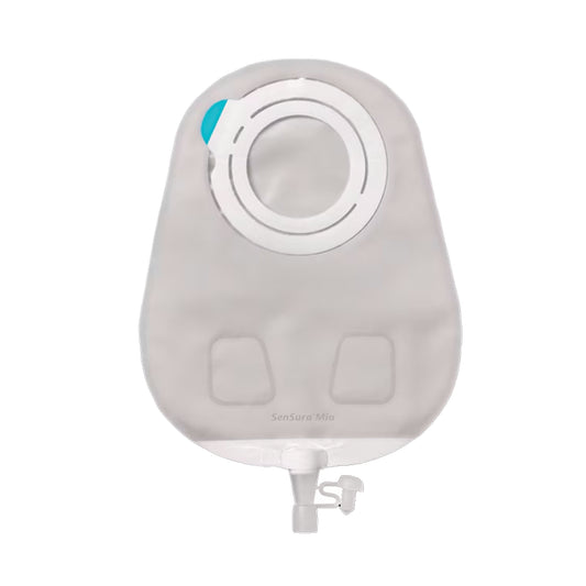 SenSura® Mio Flex, Système 2 pièces, Sac d'urostomie, Maxi (26cm), Transparent, (50mm) Rouge Coloplast #12298