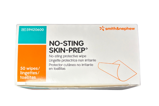 Lingettes protectrice non irritante 0-STING SKIN-PREP boîte de 50