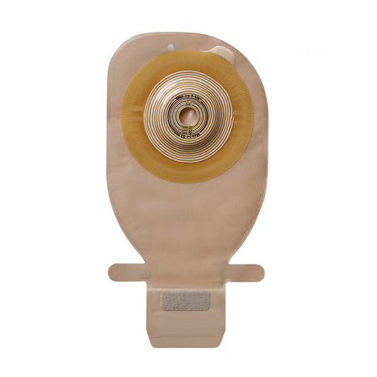 Assura®, Système 1 pièce, Sac vidable avec Easiclose™, Maxi (28cm), Précoupé (21mm), Convexité profonde, Transparent Coloplast #14163