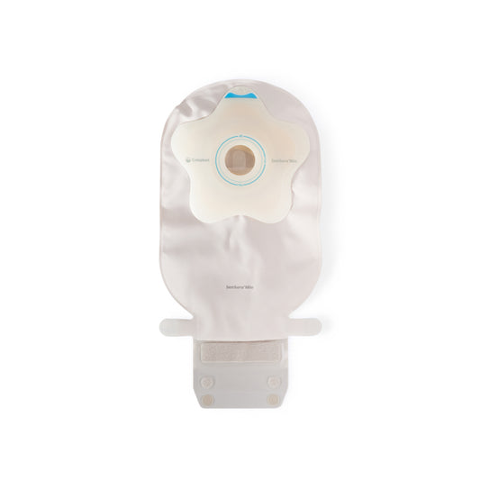 SenSura® Mio, Système 1 pièce, Sac vidable avec Easiclose™ WIDE-Outlet, Maxi (28cm), Précoupé (30-40mm), Concave, Opaque avec fenêtre d'inspection Coloplast #18302