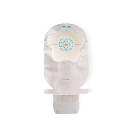 SenSura® Mio, Système 1 pièce, Sac vidable avec Easiclose™ WIDE-Outlet, Midi (26cm), À découper (10-40mm), Concave, Transparent Coloplast #18305