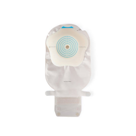 SenSura® Mio, Système 1 pièce, Sac vidable avec Easiclose™ WIDE-Outlet, Maxi (28cm), À découper (50-60mm), Concave, Transparent Coloplast #18344