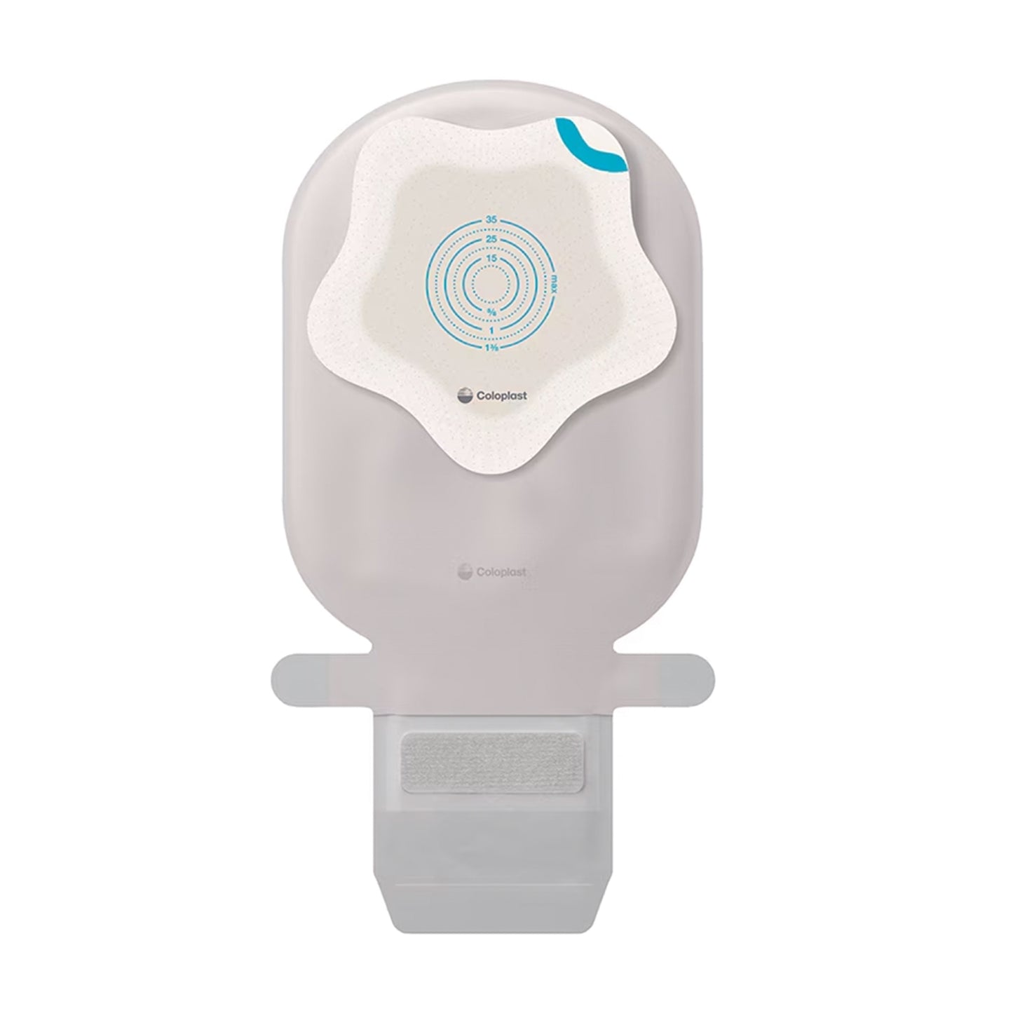 SenSura® Mio Kids, Système 1 pièce, Sac vidable, Midi (17cm), À découper (0-35mm), Non convexe, Opaque Colopalst #18710