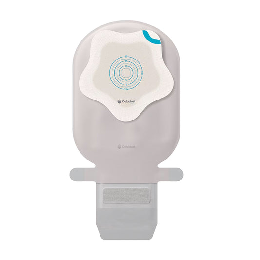 SenSura® Mio Kids, Système 1 pièce, Sac vidable, Midi (17cm), À découper (0-35mm), Non convexe, Opaque Colopalst #18710