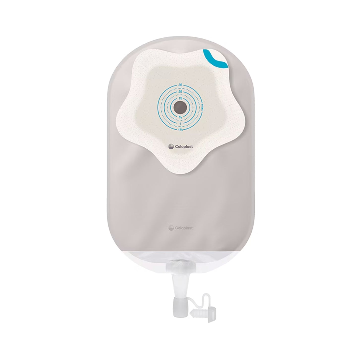 SenSura® Mio Kids, Système 1 pièce, Sac d'urostomie, À découper (10-35mm), Non convexe, Opaque Coloplast #18713