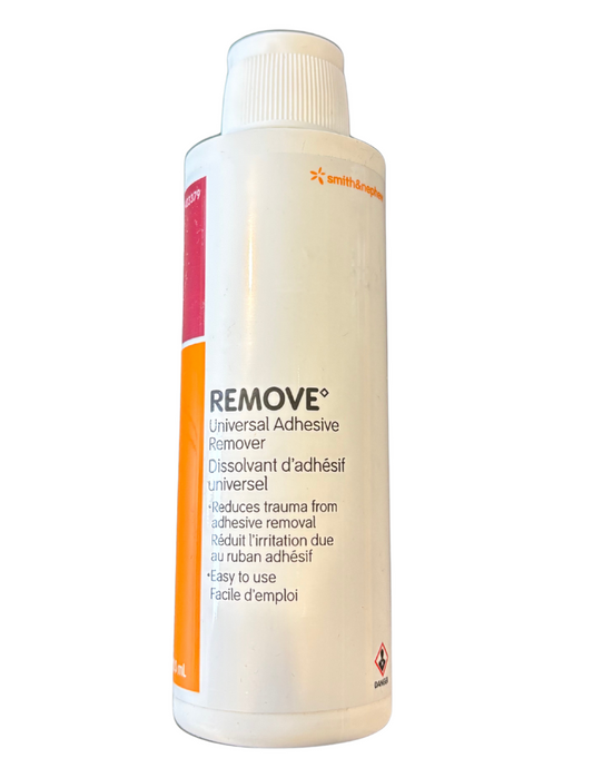 Remove dissolvant d'adhésif bouteille de 220 ml.
