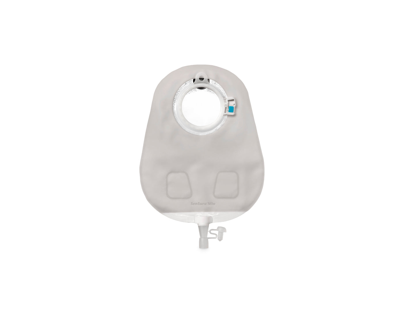 SenSura® Mio Click, Système 2 pièces, Sac d'urostomie, Maxi (26cm), Transparent, (50mm) Rouge À venir