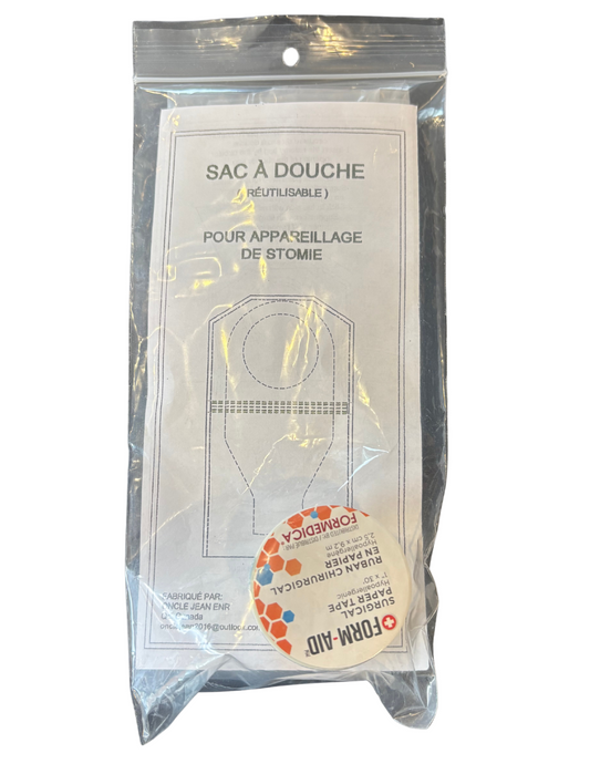 sac à douche réutilisable