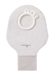 Assura®, Système 2 pièces, Sac fermé, Couplage mécanique Click, Pédiatrique (13cm), Transparent