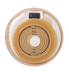 Assura®, Système 1 pièce, Couvre-stomie, Mini, À découper (20-55mm), Opaque