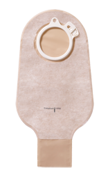 Assura®, Système 2 pièces, Sac vidable avec pince, Maxi (30cm), Transparent (60mm) Bleu