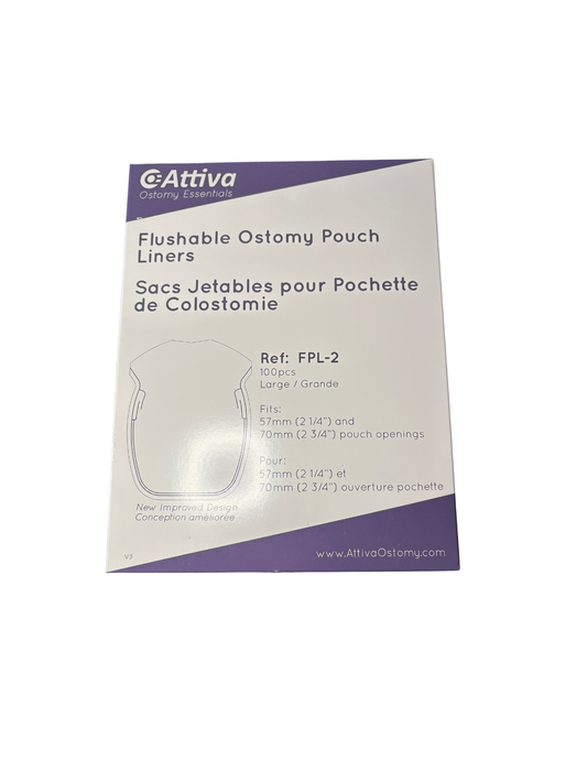 Attiva Sacs jetables pour pochette de Stomie Large
