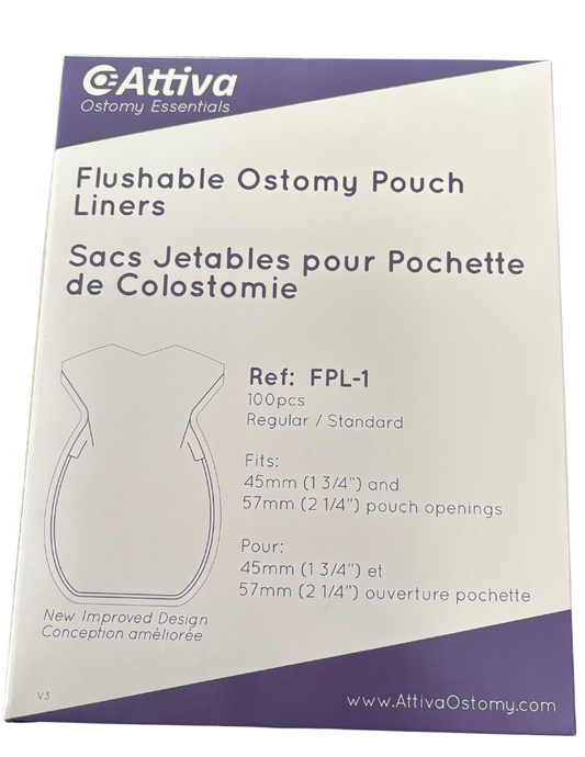 Attiva Sacs jetables pour pochette de Stomie régulier