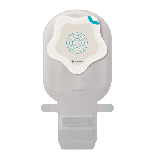 SenSura® Mio Kids, Système 1 pièce, Sac d'urostomie, À découper (10-35mm), Non convexe, Transparent
