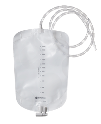 Assura, Sac de nuit pour urostomie (2L), Tubulure antitorsion (120cm), Valve anti-reflux Coloplast #21365