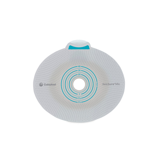 SenSura® Mio Click, Système 2 pièces, Champ protecteur avec œillets pour ceinture, À découper (15-30mm), Convexité profonde, (50mm) Rouge