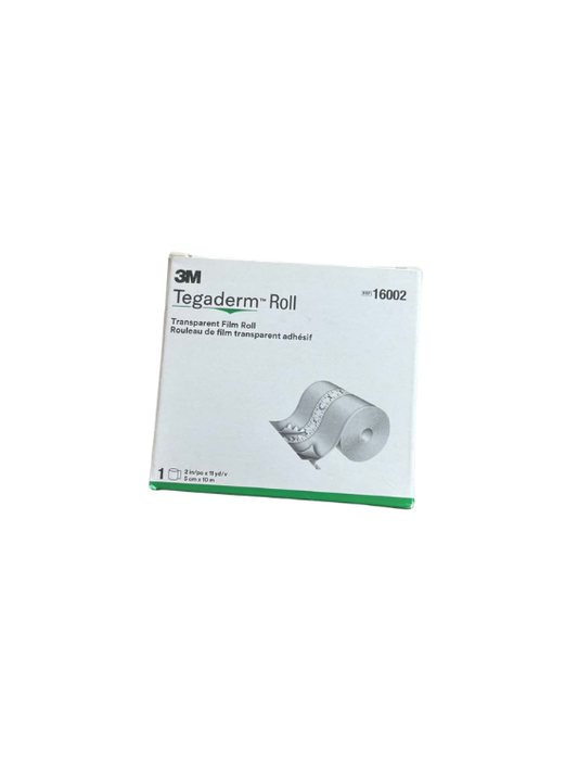 Pansement film transparent Tegaderm 3M rouleau de 5 cm x 10 m #16002