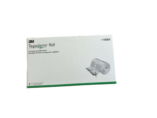 Pansement film transparent Tegaderm  3M rouleau de 10 cm x 10 m #16004