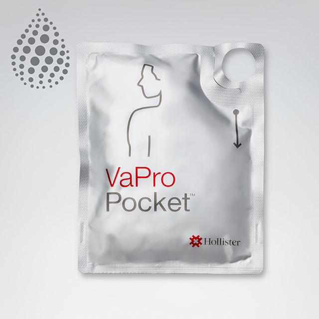 CATHÉTHERS INTERMITTENTS HYDROPHILES VAPRO POCKET DROIT 12FR&nbsp; 40CM HOLLISTER #70124