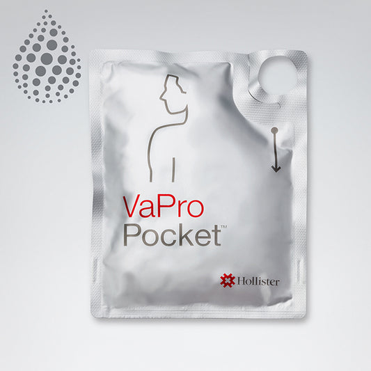 CATHETER INTERMITTENT HYDROPHILE VAPRO POCKET 16'' - 10FR HOLLISTER #70104